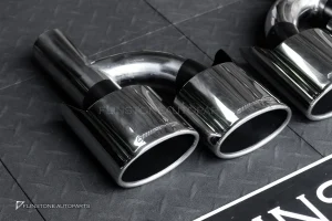ปลายท่อ สำหรับ W204 C-Class ทรง C63 AMG สีโครเมี่ยม
