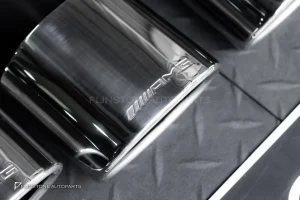 ปลายท่อ สำหรับ W204 C-Class ทรง C63 AMG สีโครเมี่ยม