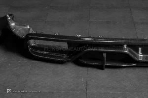 ดิฟฟิวเซอร์+สเกิร์ตข้าง Carbon fiber สำหรับ Porsche cayenne E3 ทรง TAKD