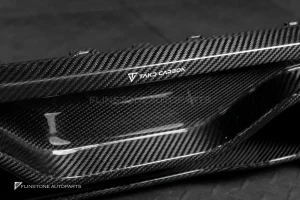 ดิฟฟิวเซอร์+สเกิร์ตข้าง Carbon fiber สำหรับ Porsche cayenne E3 ทรง TAKD