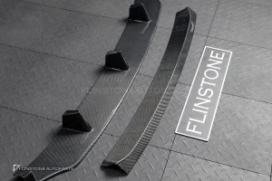 ลิ้นหน้า Carbon fiber ชิ้นกลางล่าง สำหรับ BMW X6 G06 ทรง GTs