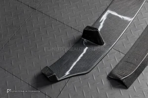 ลิ้นหน้า Carbon fiber ชิ้นกลางล่าง สำหรับ BMW X6 G06 ทรง GTs