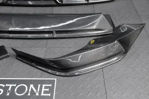 ดิฟฟิวเซอร์+ลิ้นหน้า Carbon fiber สำหรับ Porsche Cayenne E3.2 ทรง Future design