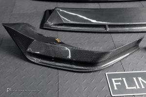 ดิฟฟิวเซอร์+ลิ้นหน้า Carbon fiber สำหรับ Porsche Cayenne E3.2 ทรง Future design