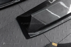 ดิฟฟิวเซอร์+ลิ้นหน้า Carbon fiber สำหรับ Porsche Cayenne E3.2 ทรง Future design