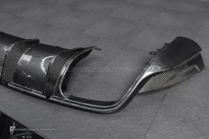 ดิฟฟิวเซอร์+ลิ้นหน้า Carbon fiber สำหรับ Porsche Cayenne E3.2 ทรง Future design