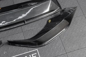 ดิฟฟิวเซอร์+ลิ้นหน้า Carbon fiber สำหรับ Porsche Cayenne E3.2 ทรง Future design