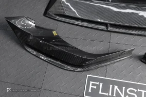 ดิฟฟิวเซอร์+ลิ้นหน้า Carbon fiber สำหรับ Porsche Cayenne E3.2 ทรง Future design