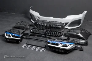 ชุดกันชนหน้า สำหรับ BMW G30 Series 5 LCI พร้อมไฟหน้า