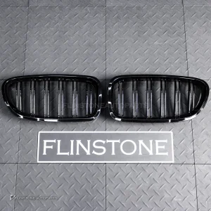 กระจังหน้า BMW F10 Series 5 LCI เส้นคู่ ดำเงา