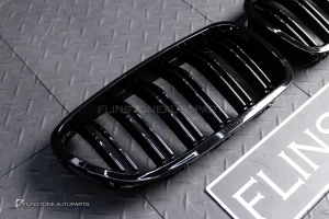 กระจังหน้า BMW F10 Series 5 LCI เส้นคู่ ดำเงา