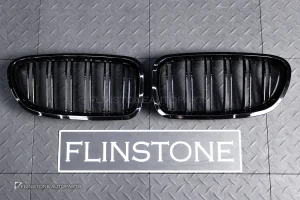 กระจังหน้า BMW F10 Series 5 LCI เส้นคู่ ดำเงา