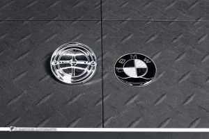 โลโก้ หน้า-หลัง สำหรับ BMW สีดำ