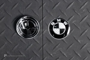 โลโก้ หน้า-หลัง สำหรับ BMW สีดำ