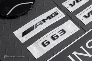 โลโก้ สำหรับ W464 G-Class G63 สีดำเงา