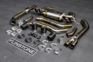 ชุดท่อ USUS Titanium สีทอง สำหรับ BMW M2 G87
