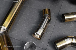 ชุดท่อ USUS Titanium สีทอง สำหรับ BMW M2 G87