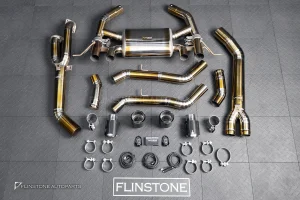 ชุดท่อ USUS Titanium สีทอง สำหรับ BMW M2 G87