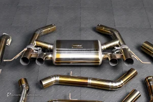ชุดท่อ USUS Titanium สีทอง สำหรับ BMW M2 G87