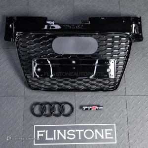 กระจังหน้า AUDI TT MK2 ทรง TTRS สีดำเงา