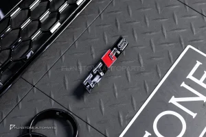 กระจังหน้า AUDI TT MK2 ทรง TTRS สีดำเงา