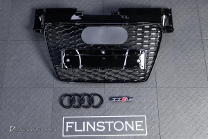 กระจังหน้า AUDI TT MK2 ทรง TTRS สีดำเงา