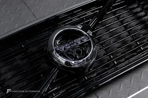 กระจังหน้า สำหรับ Volvo XC90 สีดำเงา