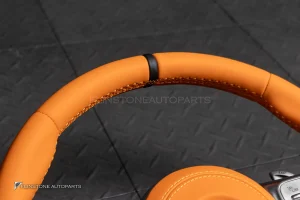 พวงมาลัย W464 G-Class หนัง Nappa สีส้ม พร้อมโลโก้ B