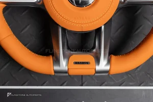 พวงมาลัย W464 G-Class หนัง Nappa สีส้ม พร้อมโลโก้ B