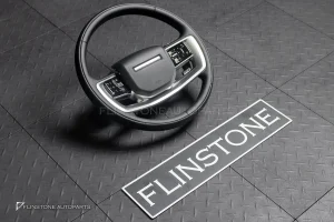 พวงมาลัย สำหรับ Range Rover Vogue หนังดำ ด้ายดำ