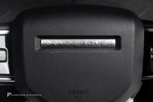 พวงมาลัย สำหรับ Range Rover Vogue หนังดำ ด้ายดำ