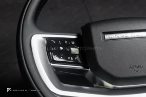 พวงมาลัย สำหรับ Range Rover Vogue หนังดำ ด้ายดำ
