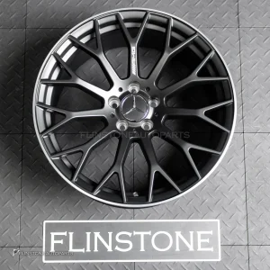 ล้อ Custom forged สำหรับ W206 C63 S AMG ขอบ 19 5-112 สีดำด้าน