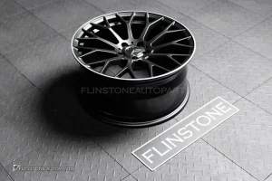 ล้อ Custom forged สำหรับ W206 C63 S AMG ขอบ 19 5-112 สีดำด้าน