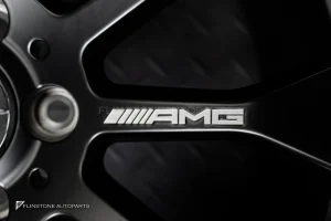ล้อ Custom forged สำหรับ W206 C63 S AMG ขอบ 19 5-112 สีดำด้าน