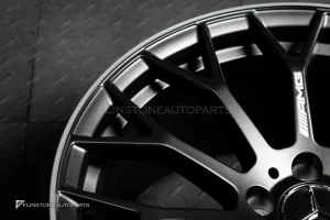 ล้อ Custom forged สำหรับ W206 C63 S AMG ขอบ 19 5-112 สีดำด้าน