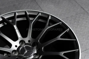 ล้อ Custom forged สำหรับ W206 C63 S AMG ขอบ 19 5-112 สีดำด้าน