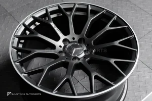 ล้อ Custom forged สำหรับ W206 C63 S AMG ขอบ 19 5-112 สีดำด้าน