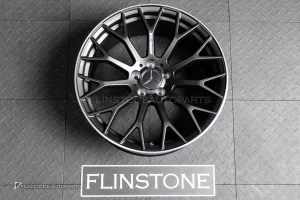ล้อ Custom forged สำหรับ W206 C63 S AMG ขอบ 19 5-112 สีดำด้าน