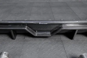 ดิฟฟิวเซอร์ Carbon fiber พร้อมปลายท่อ สำหรับ BMW I5 G60 ทรง TAKD