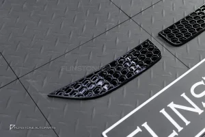 ช่องลมฝากระโปรง สำหรับ LAMBORGHINI HURACAN LP610-4 ทรง Vorsteiner สีดำเงา