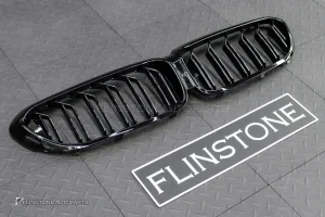 กระจังหน้า สำหรับ BMW G30 Series 5 Per LCi เส้นคู่ สีดำเงา