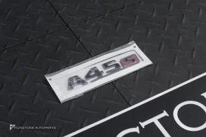 โลโก้ A45S สีดำเงา