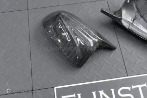 ครอบกระจกมองข้าง Carbon fiber BMW X5 X6 X7 G05 G06 G07 G08 X3 ทรง M performance มีเขา งาน Dry Carbon