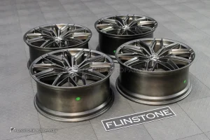 ล้อ Custom forged สำหรับ W465 G-Class ลาย USUS-012 ขอบ 23 5-130 สีดำด้าน