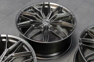 ล้อ Custom forged สำหรับ W465 G-Class ลาย USUS-012 ขอบ 23 5-130 สีดำด้าน