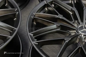 ล้อ Custom forged สำหรับ W465 G-Class ลาย USUS-012 ขอบ 23 5-130 สีดำด้าน