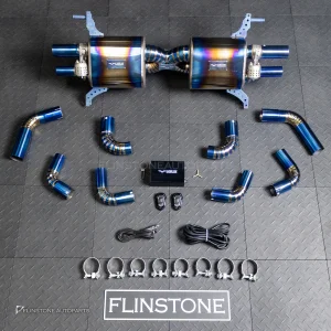 ชุดท่อ USUS EXHAUST Titanium Blue สำหรับ Lamborghini-610