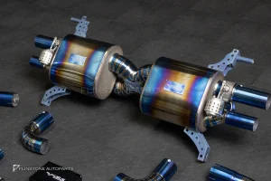 ชุดท่อ USUS EXHAUST Titanium Blue สำหรับ Lamborghini-610