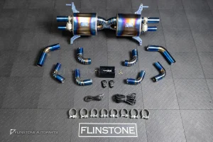ชุดท่อ USUS EXHAUST Titanium Blue สำหรับ Lamborghini-610